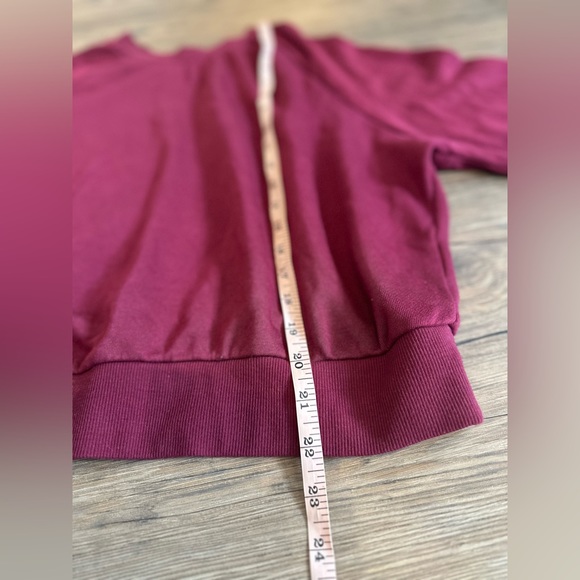 NWOT Frank and Oak burgundy sweatshirt - Picture 7 of 13